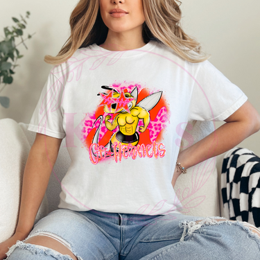 Go Hornets Preppy Direct-To-Film Transfer